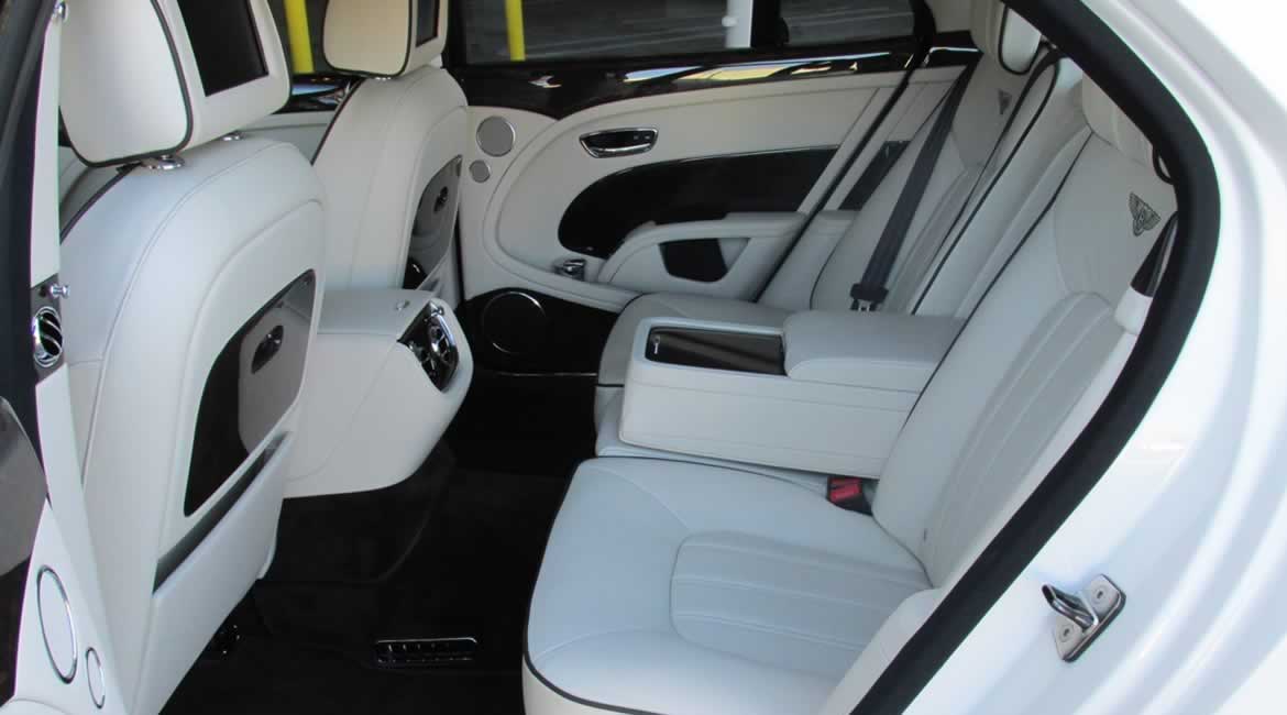 Bentley Mulsanne interior seating