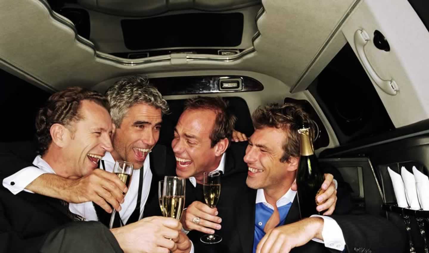 Hen & stag night limo hire