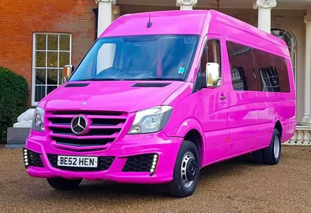 party bus pink