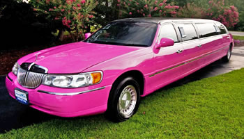 Pink Lincoln Town Car
