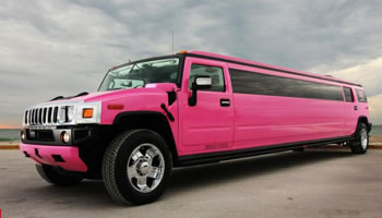 Pink Hummer H2 limo