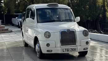White London Taxi