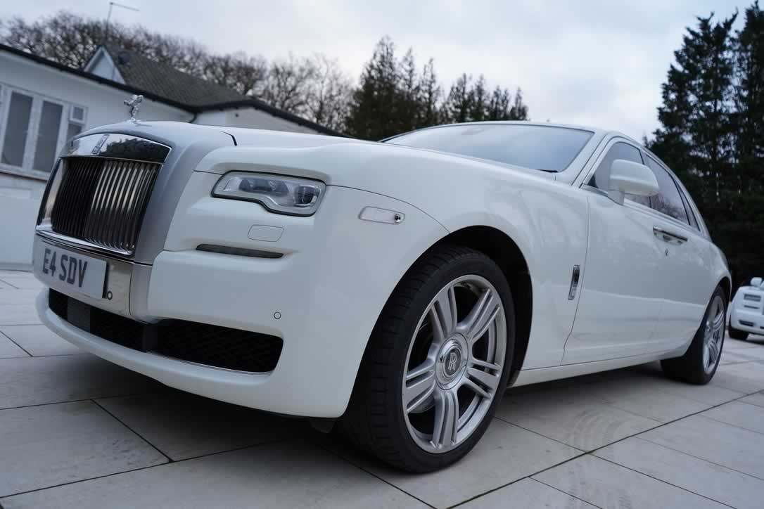 White Rolls-Royce Ghost exterior
